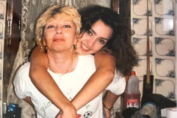 Ambra Angiolini con mamma Doriana