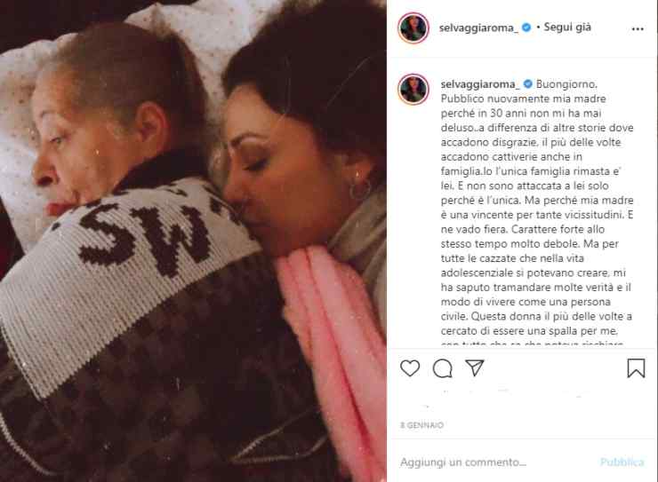 Selvaggia roma mamma