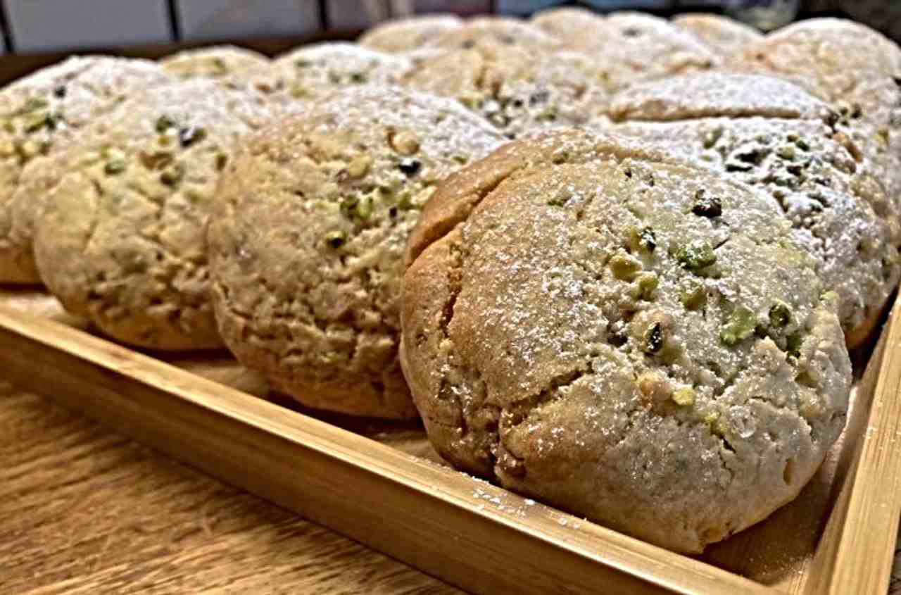 Cookies cioccolato e pistacchio