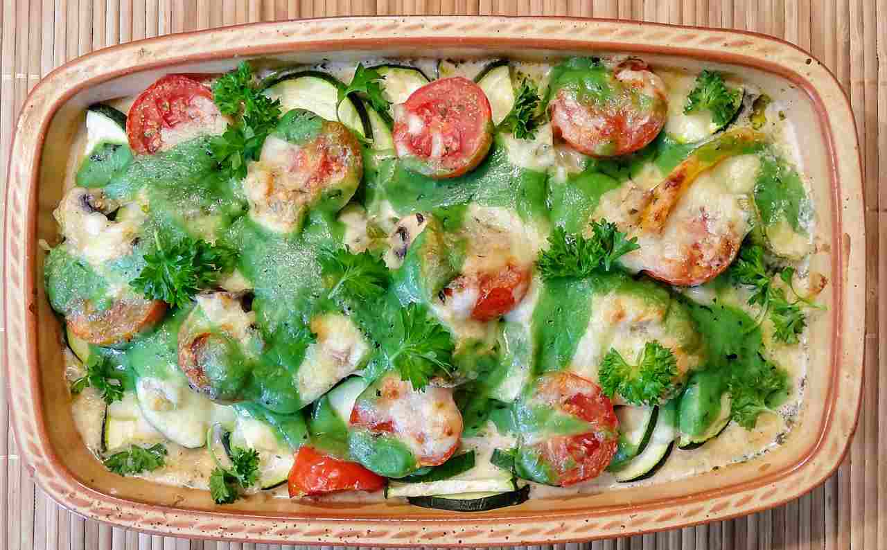 sformato zucchine impasto