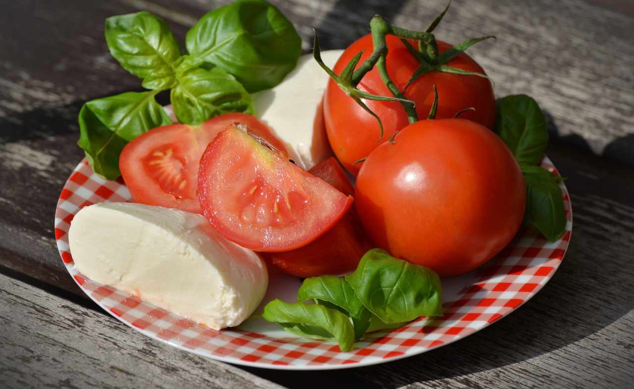 caprese scomposta