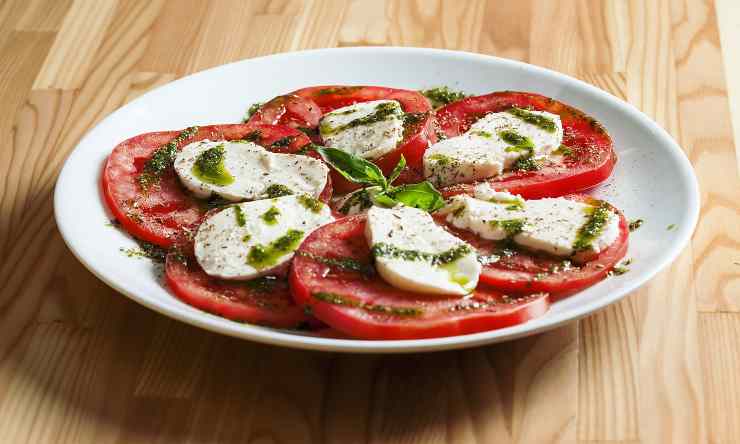 caprese scomposta