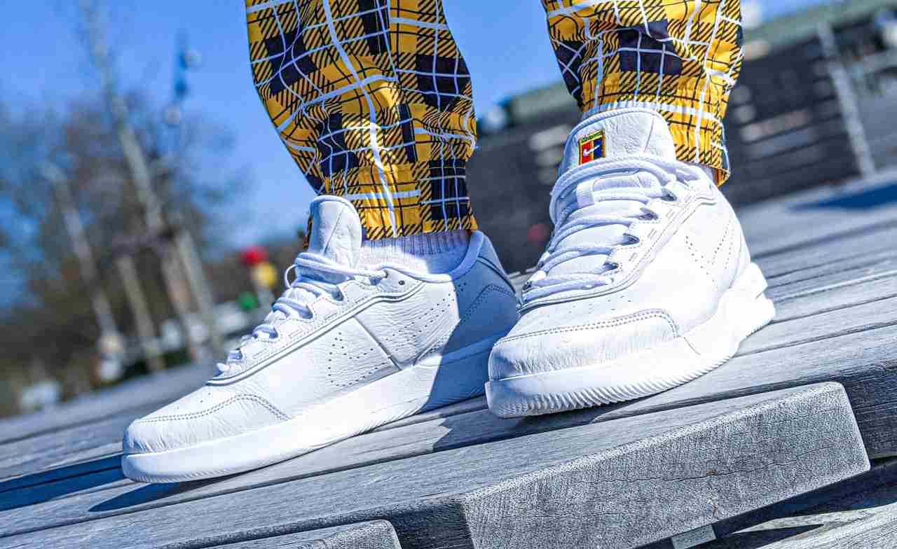 pulire scarpe tennis
