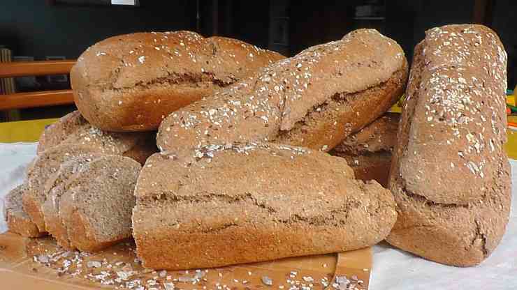 pane integrale senza impasto