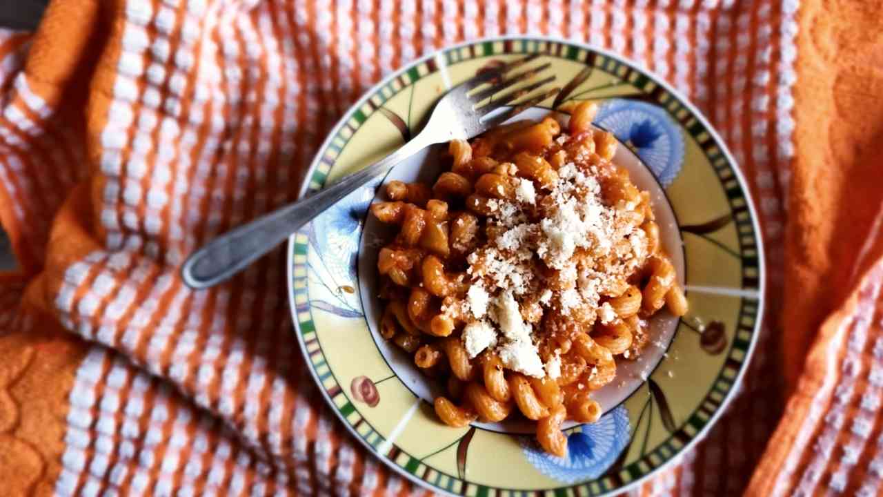 pasta patate cremosa