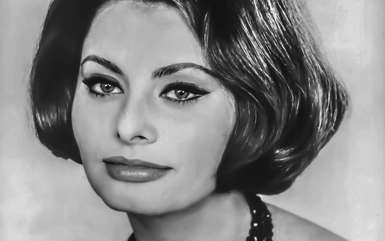 Sophia Loren bianco e nero