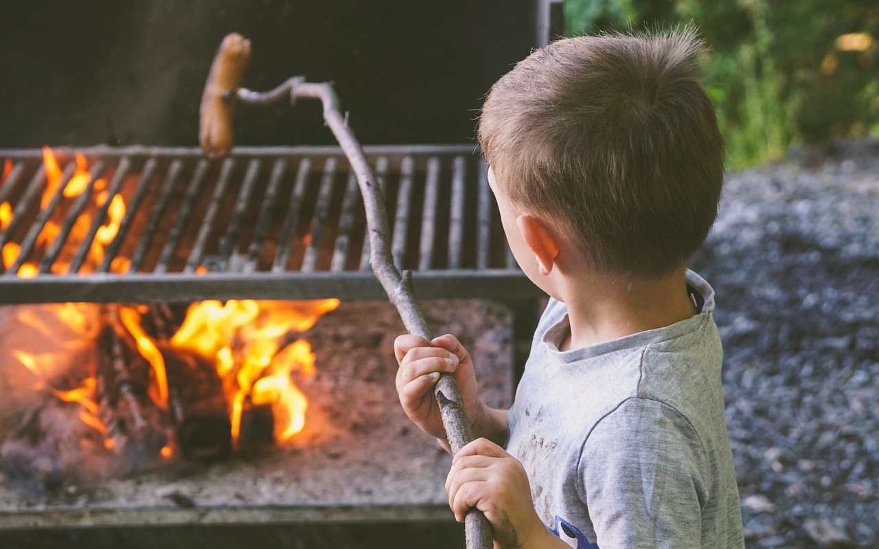 carne alla brace bambini