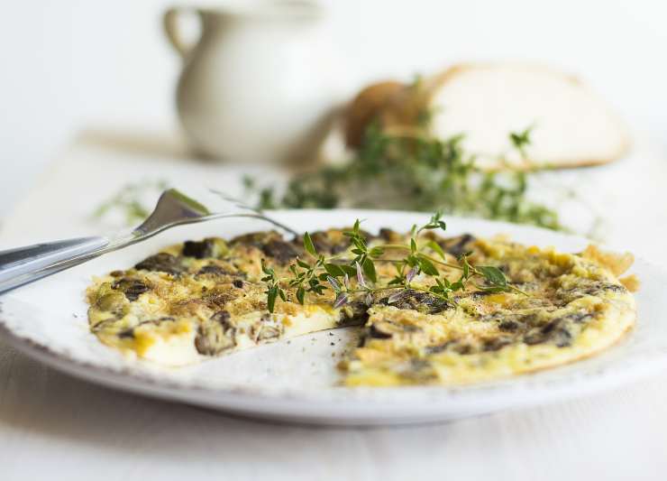 frittata borlotti