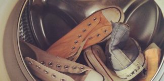 scarpe lavatrice