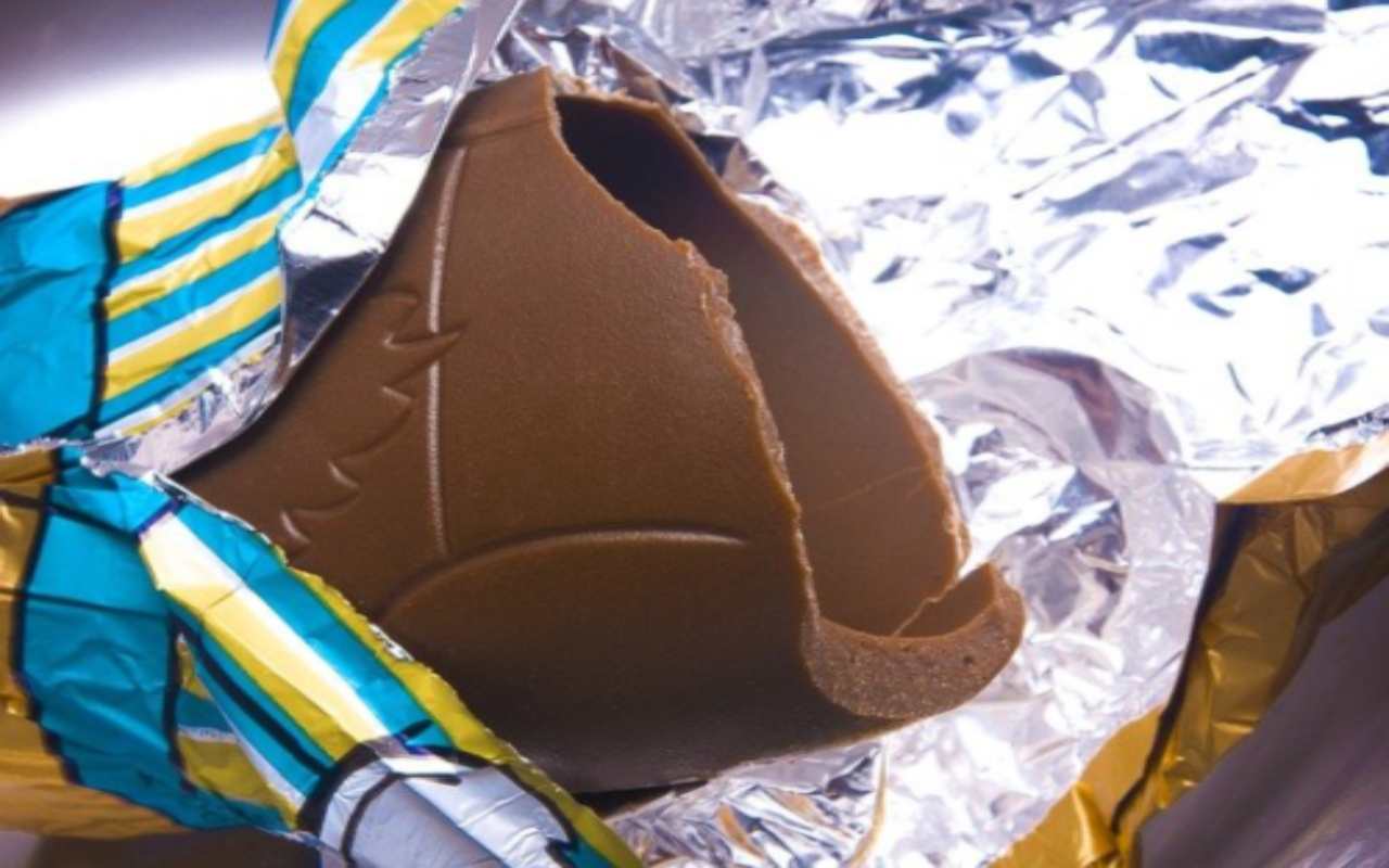 smaltire le uova di cioccolato