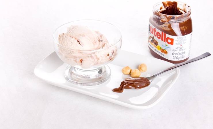 gelato alla nutella