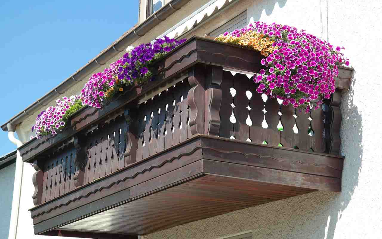 Balcone fiorito