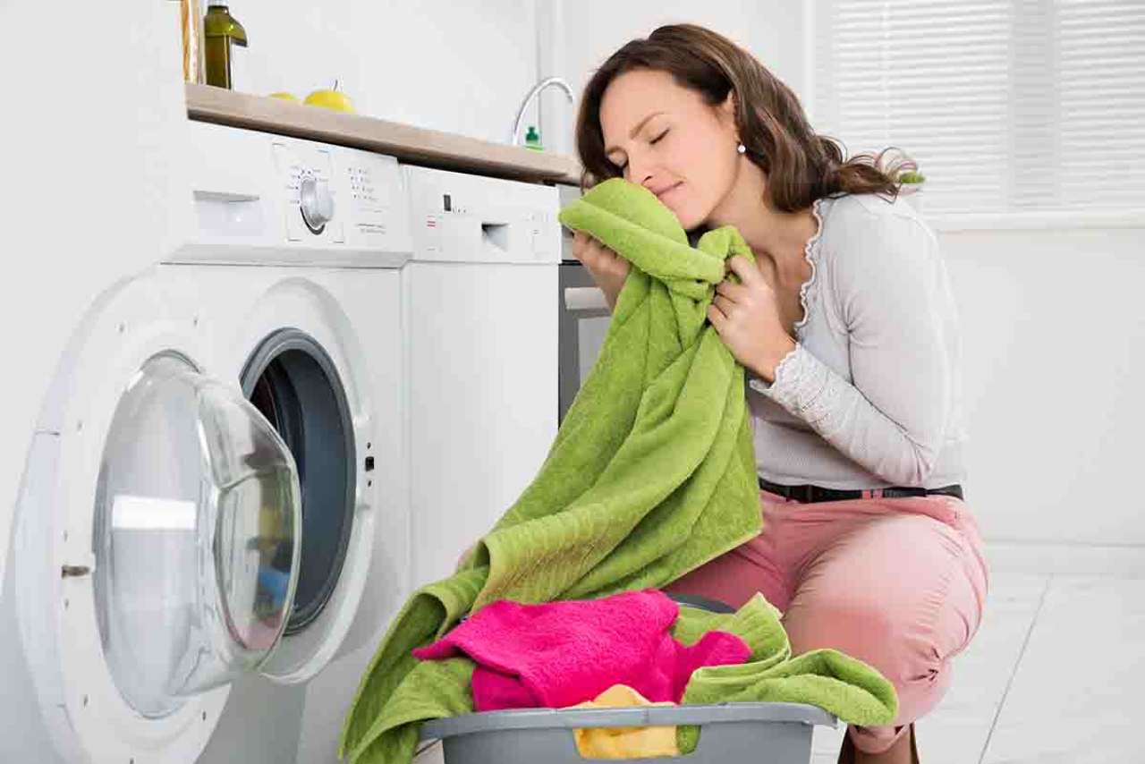 bucato che profuma dopo la lavatrice
