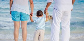 bimbi in spiaggia