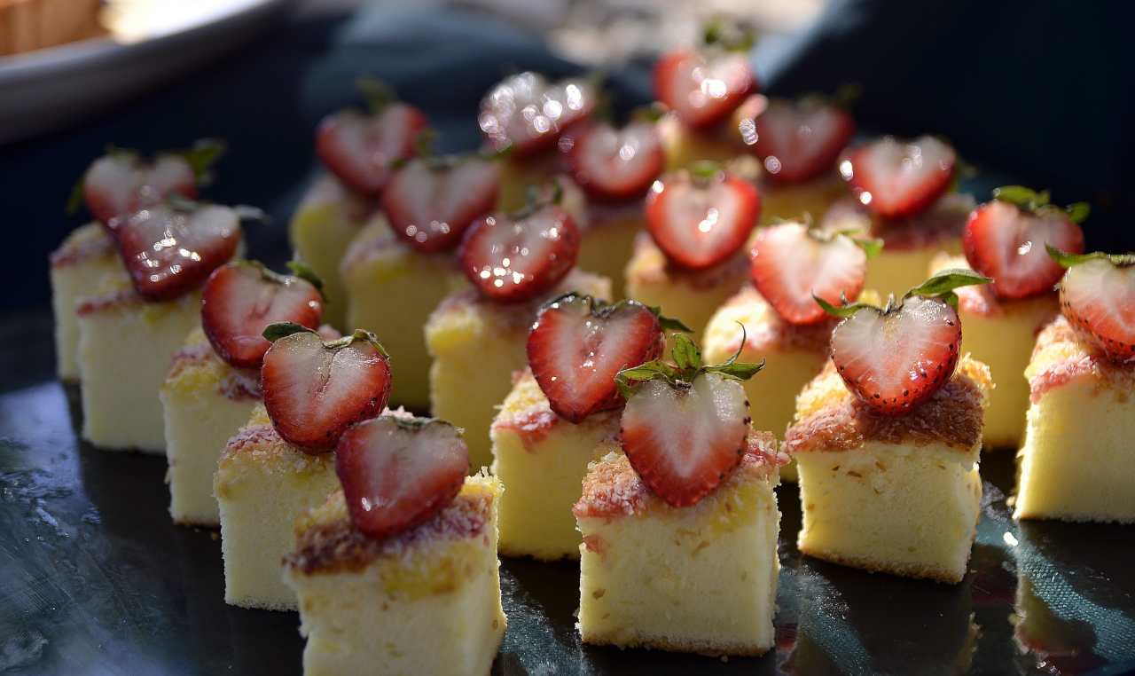 mini cheesecake frutta