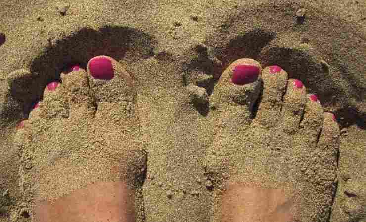 rimuovere la sabbia