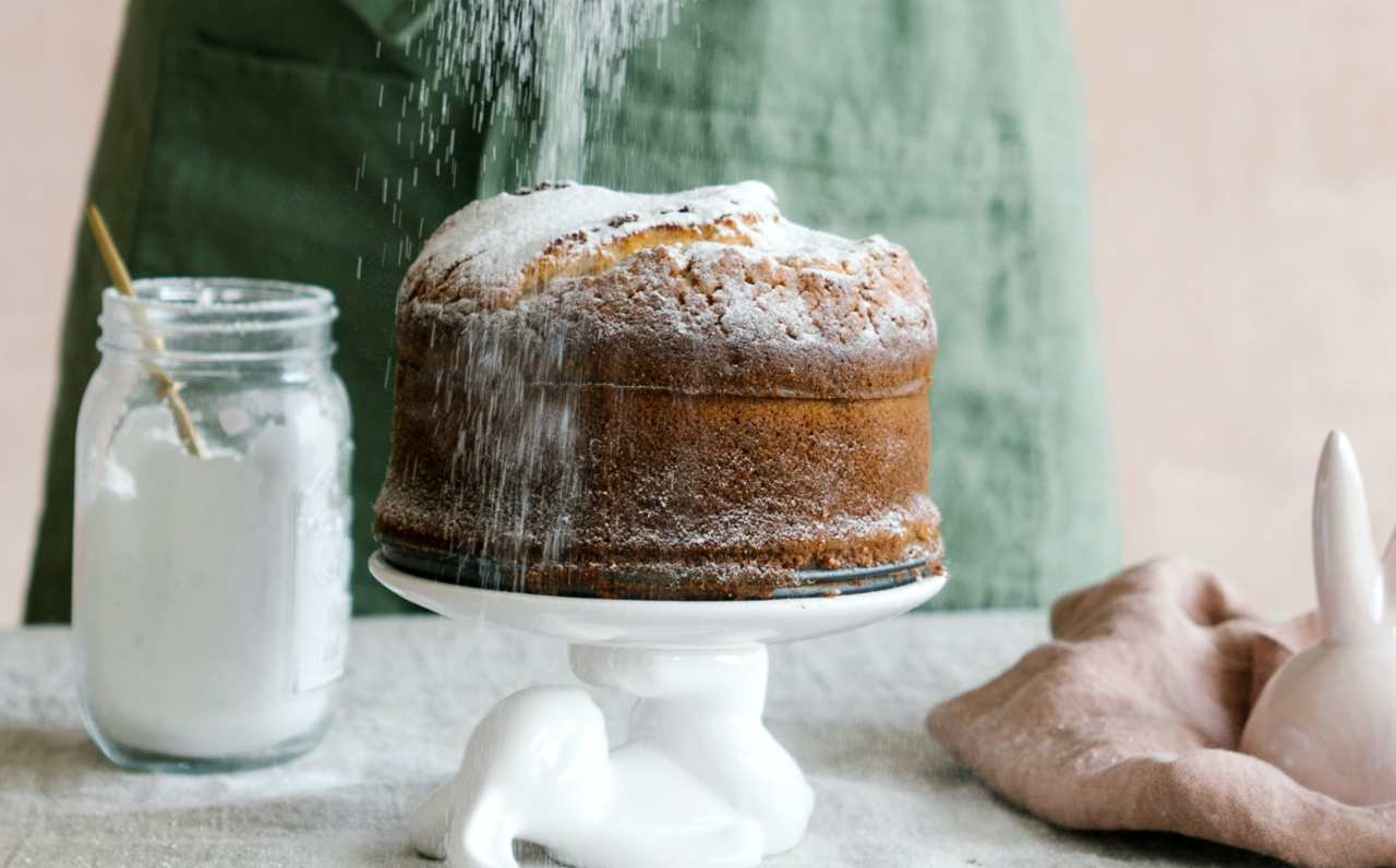 torta invisibile pesche