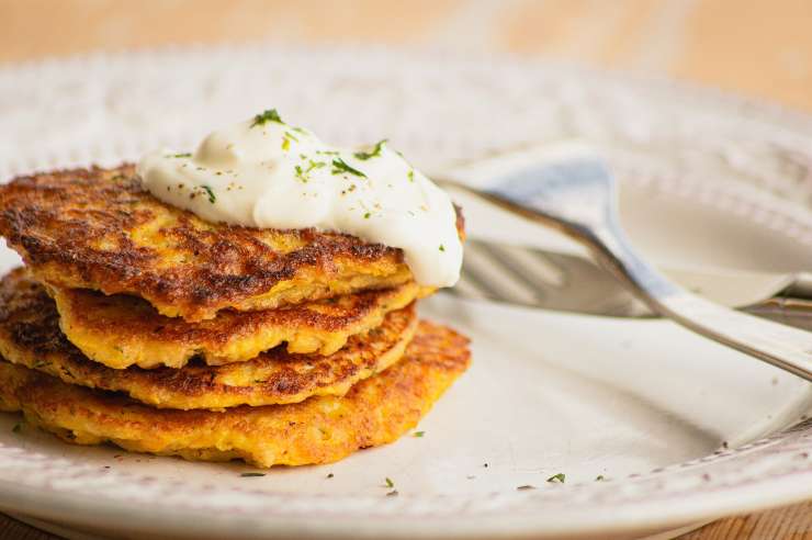 frittelle di zucca e zucchine