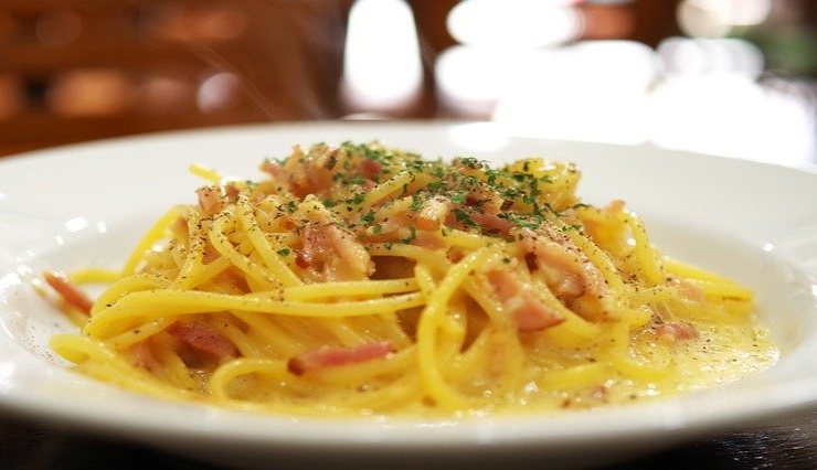 piatto carbonara