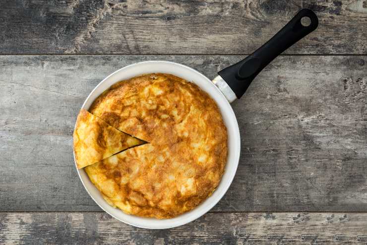 frittata morbida alta