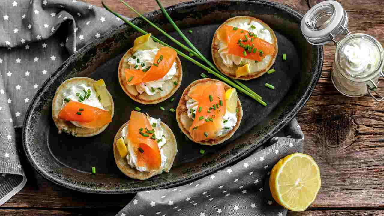 blinis antipasto ricetta