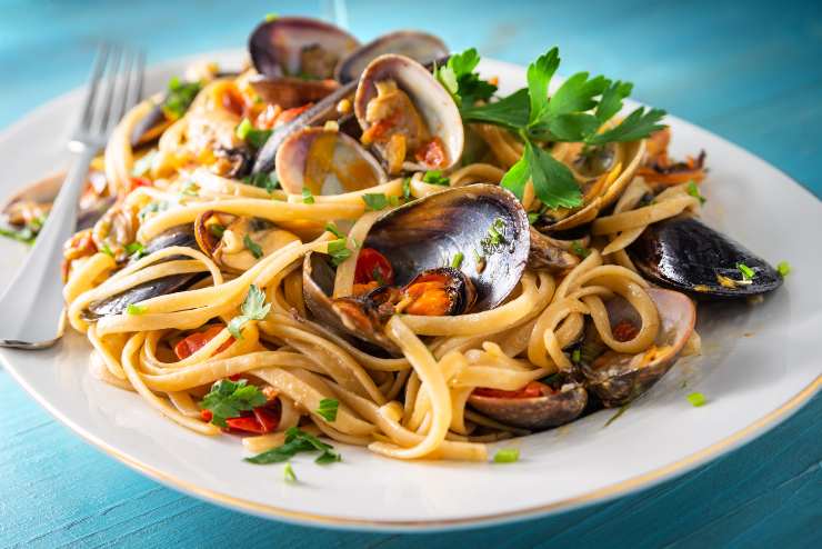 spaghetti cozze facili