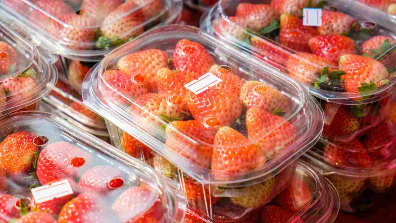 vaschette plastica frutta