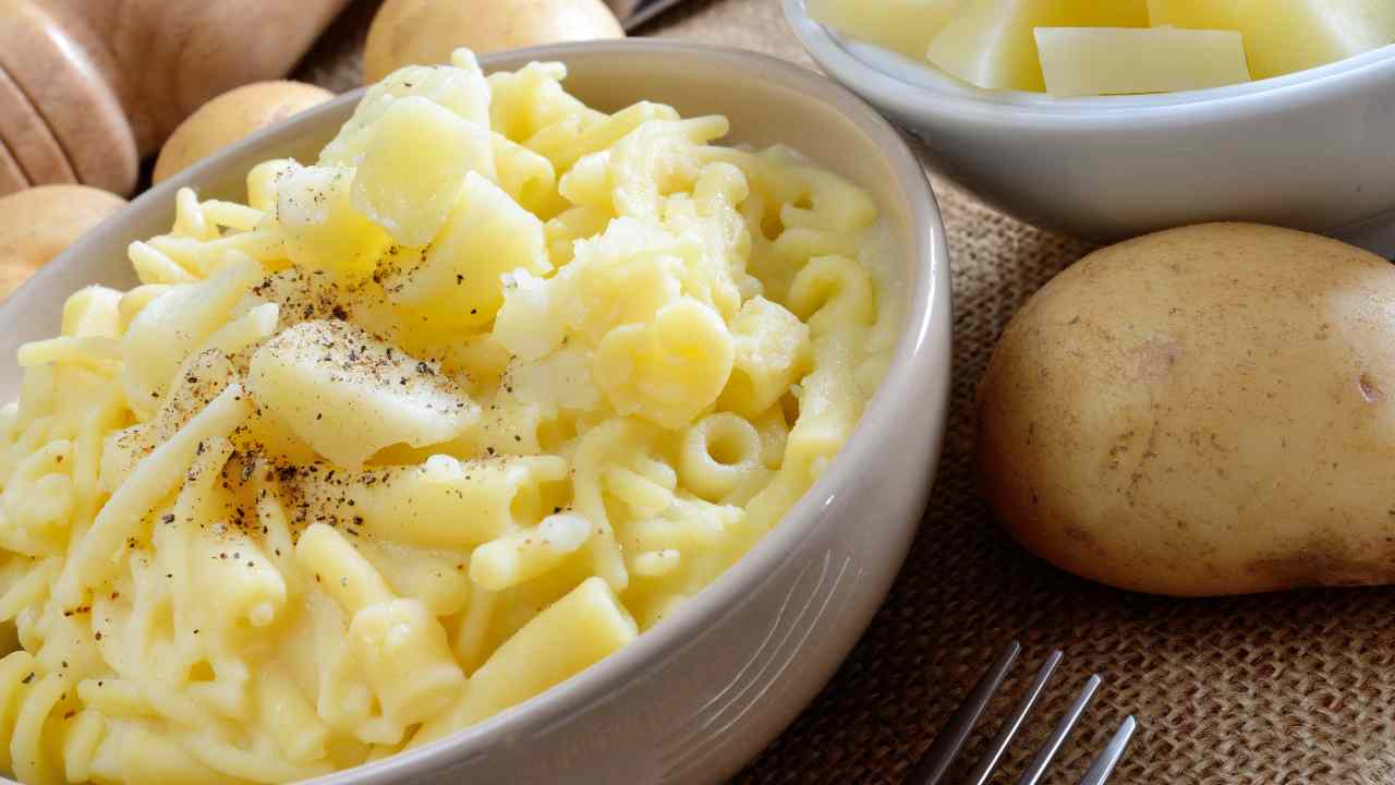 pasta e patate velocissima