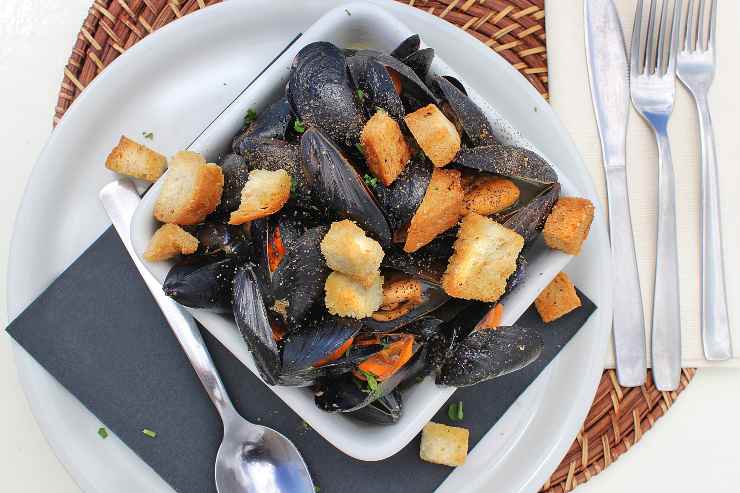 cozze ricetta veloce