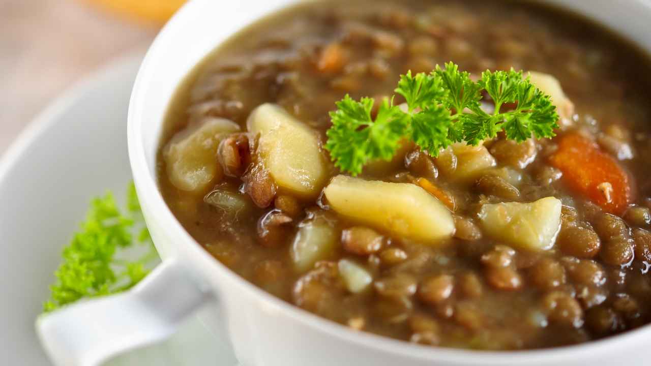 minestra lenticchie ingredienti