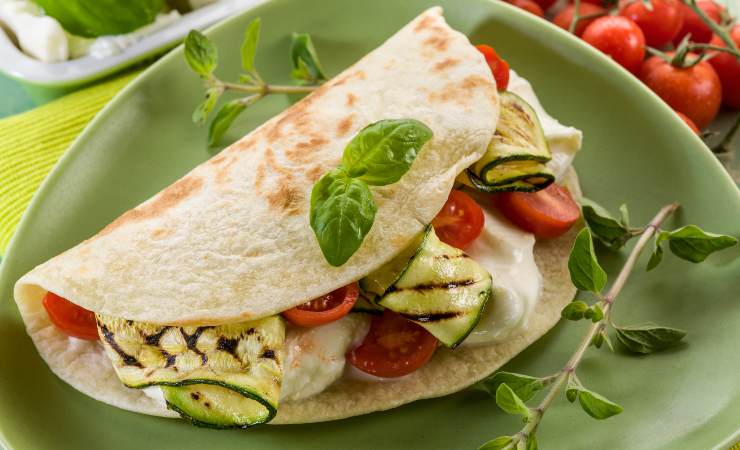 piadina acqua farina