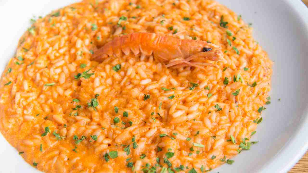 risotto crema scampi napoletano