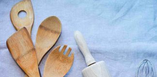stoviglie legno sporche