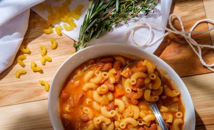 ingrediente pasta fagioli