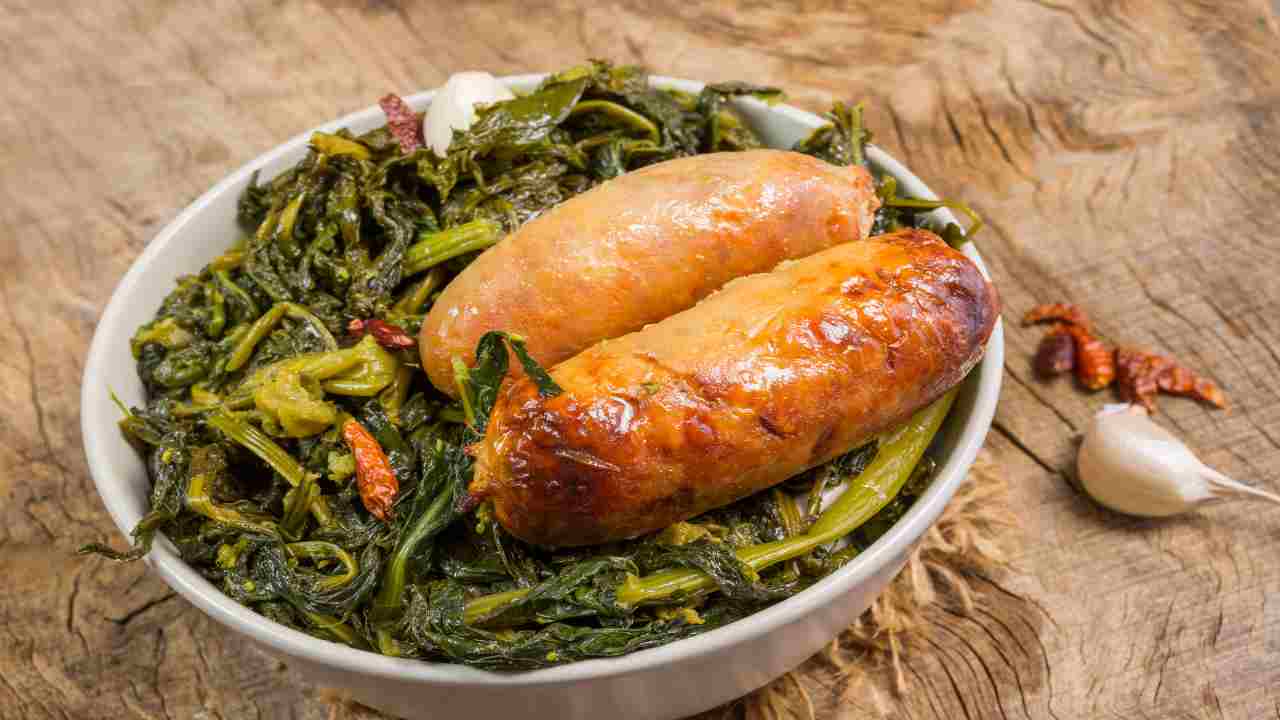 cena salsiccia friarielli