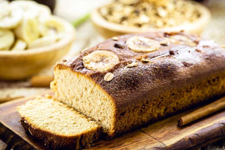 plumcake banana ricetta