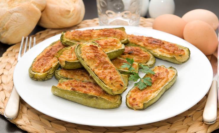 zucchine ripiene pranzo