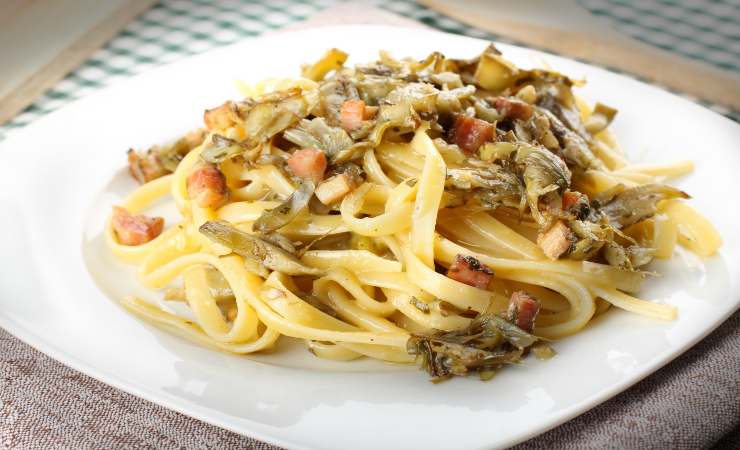 carbonara carciofi