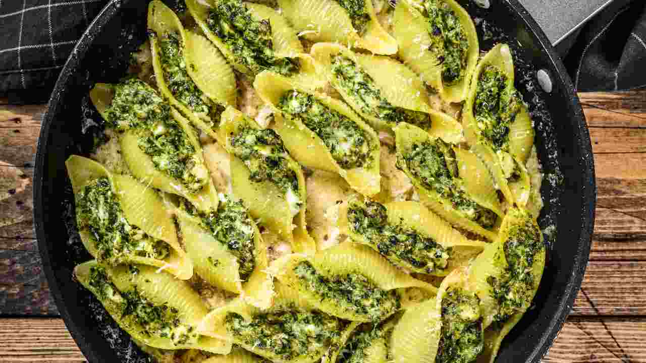 conchiglioni ricetta diversa