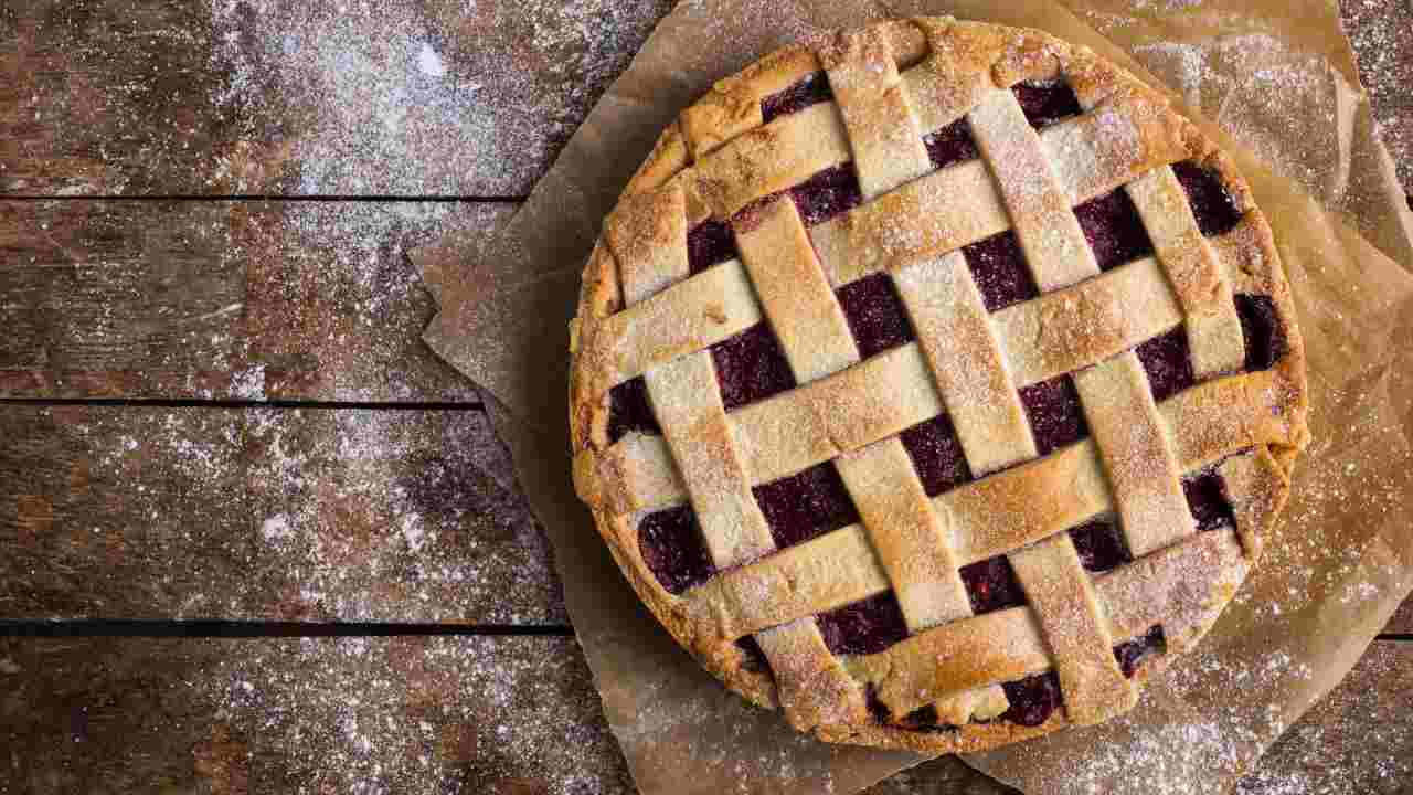 crostata ricotta e marmellata