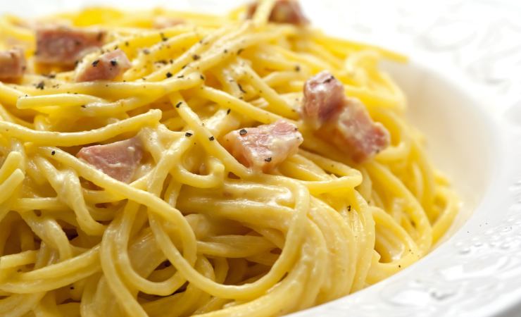 carbonara cremosa passaggi