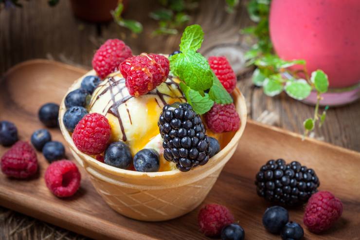 ricetta gelato frutta