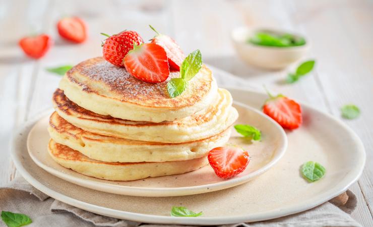 pancake fragole