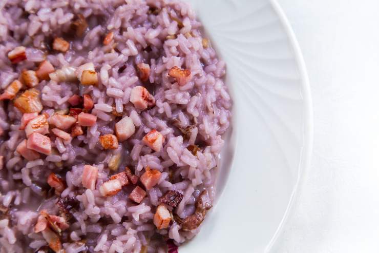 risotto radicchio cremoso