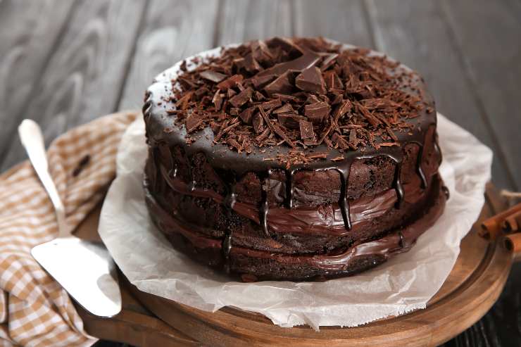 torta budino cioccolato