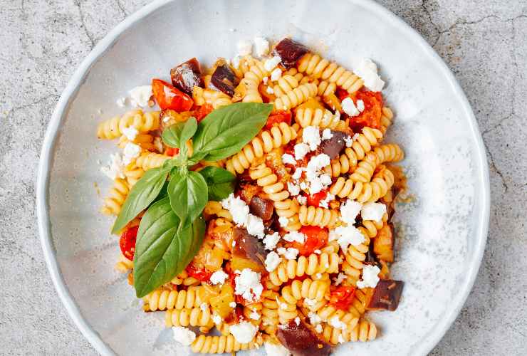 pasta melanzane feta