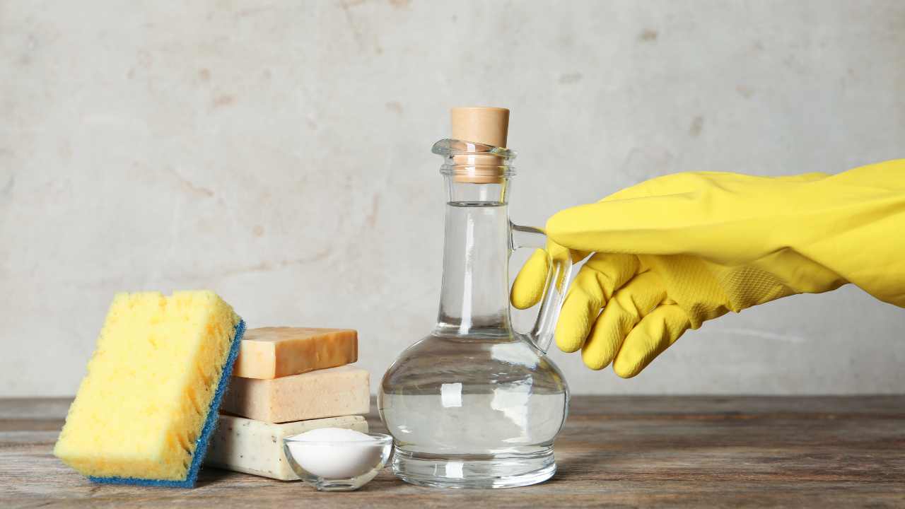 pulire casa aceto
