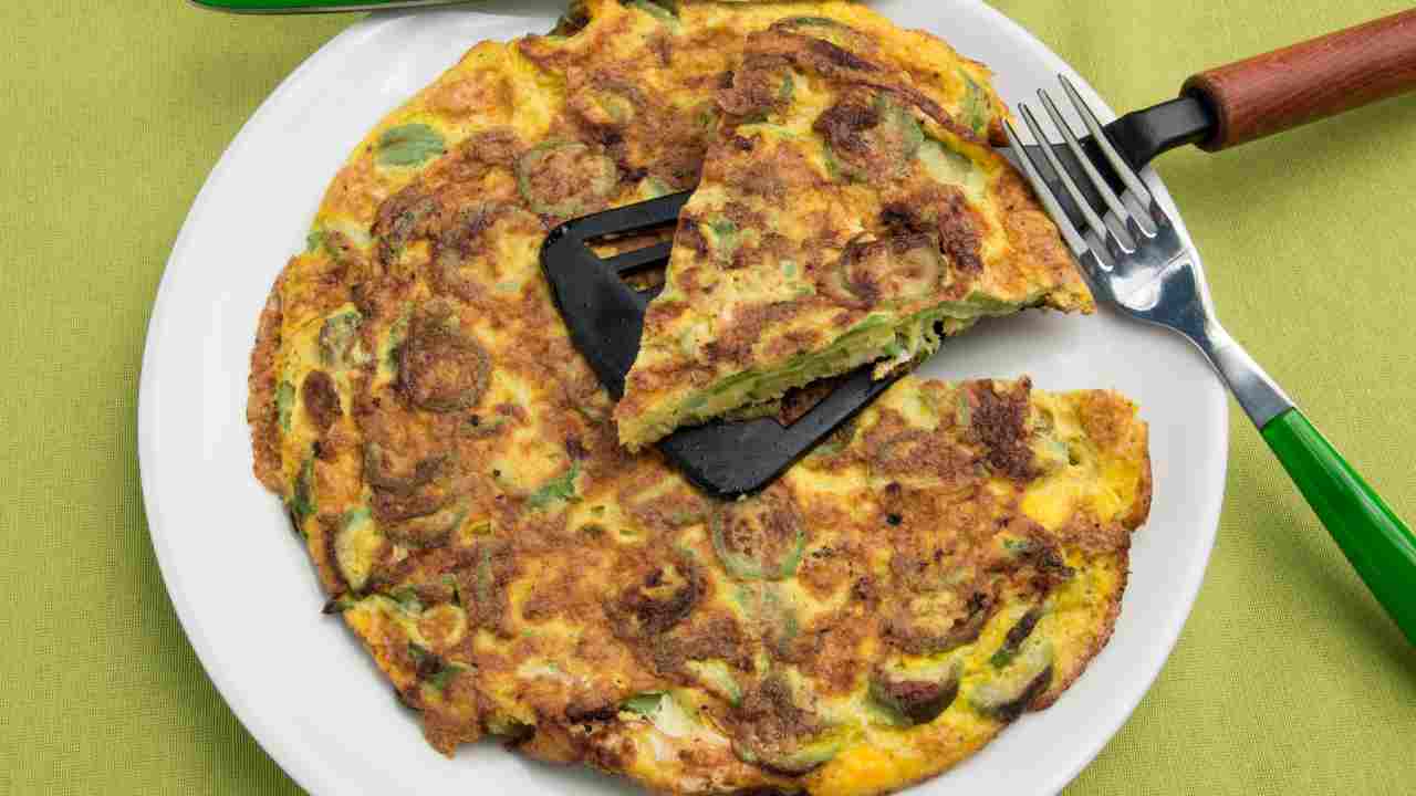 frittata fiori di zucca