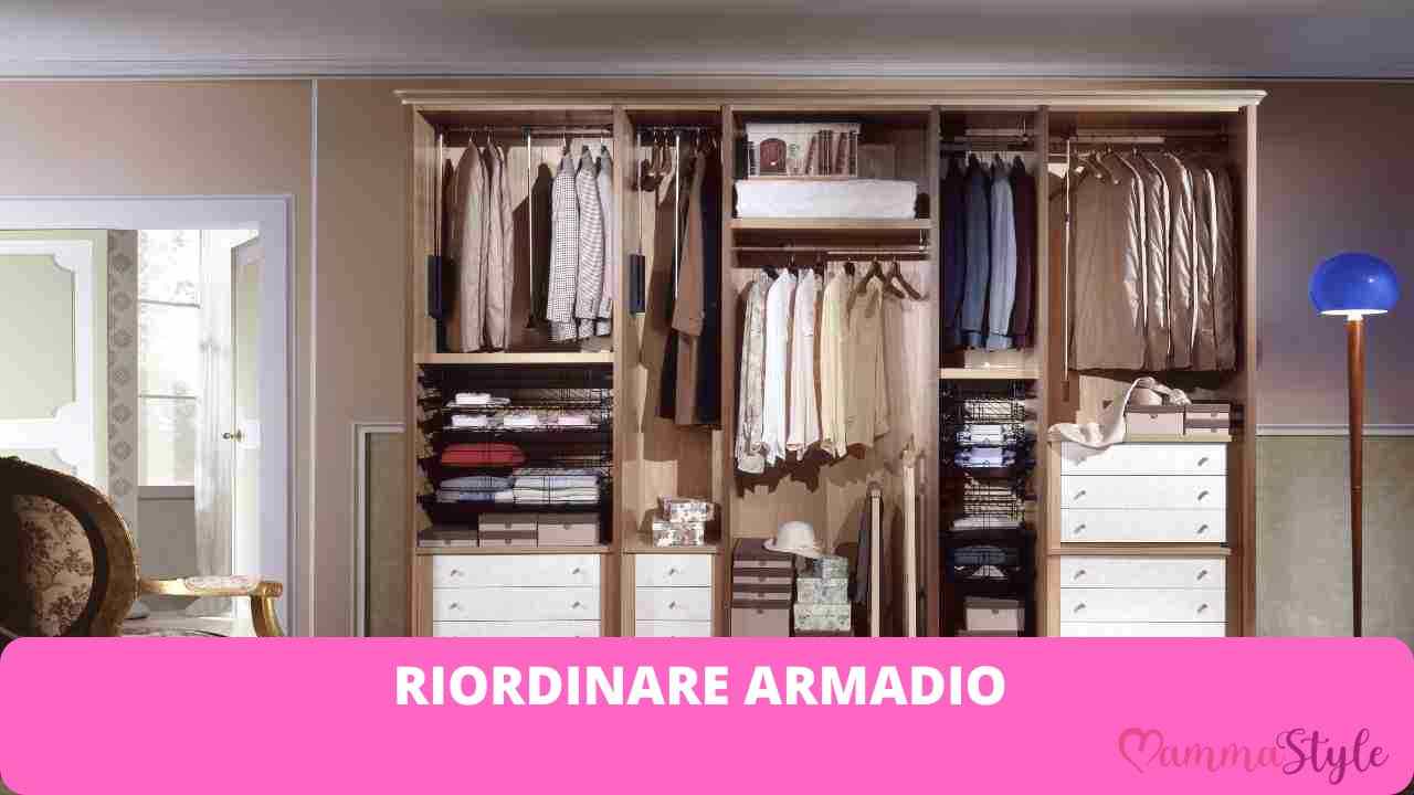 riordinare armadio