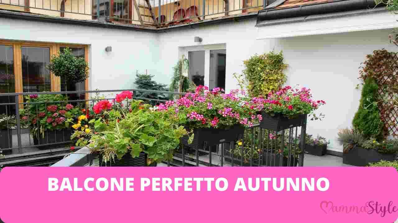 balcone perfetto autunno